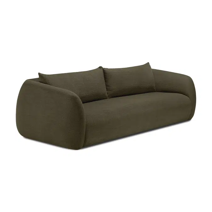 Figur sofa - Eden fabric - 3 seater 244x107x72 cm