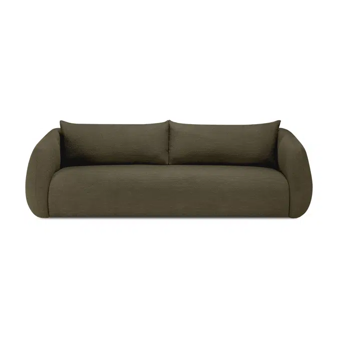 Figur sofa - Eden fabric - 3 seater 244x107x72 cm