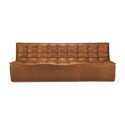 Image for N701 modular sofa - Old Saddle leather - 3 seater - 210x91x76 cm