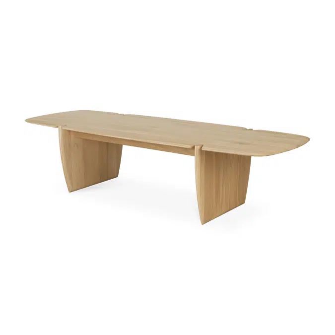 PI coffee table - oak - rectangular - 155x58x38 cm