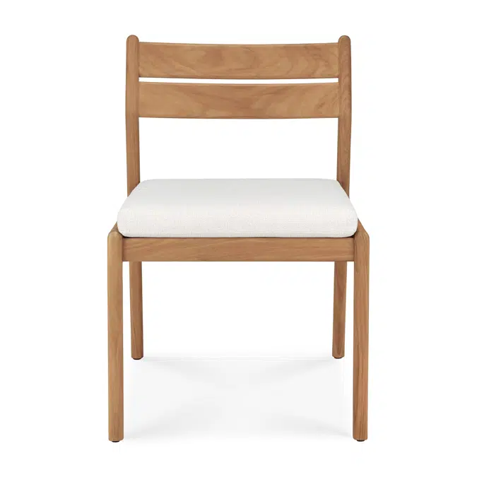 Jack outdoor chair - teak - Off White fabric - 53x60x81 cm