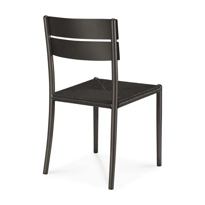 Elin outdoor dining chair - aluminium - Dark Bronze 45x51x84 cm