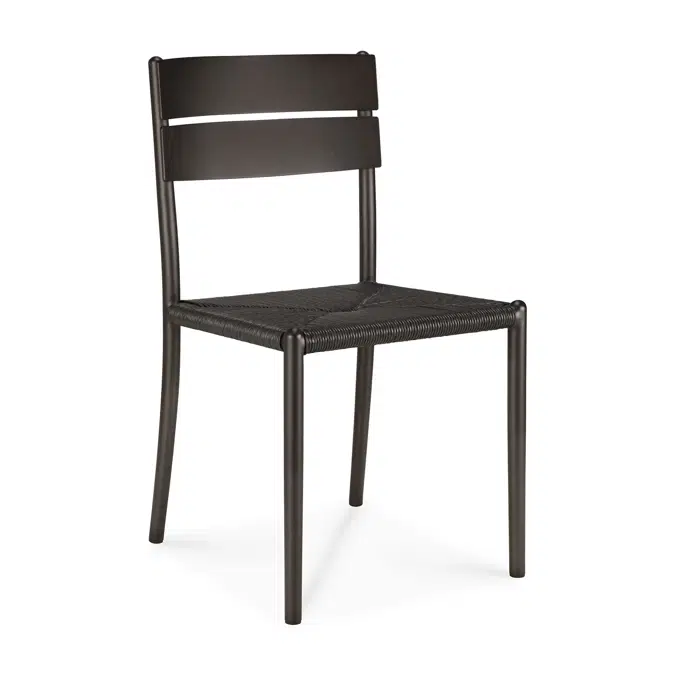 Elin outdoor dining chair - aluminium - Dark Bronze 45x51x84 cm