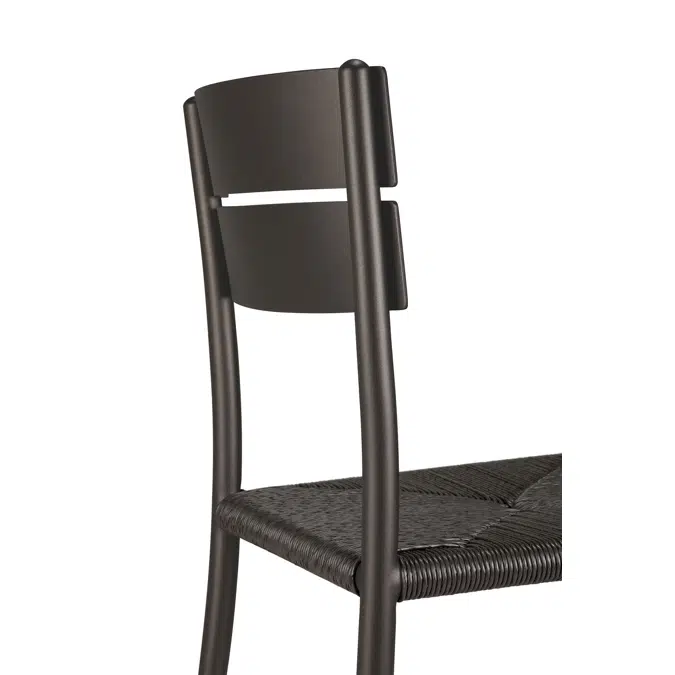 Elin outdoor dining chair - aluminium - Dark Bronze 45x51x84 cm