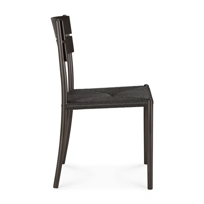 Elin outdoor dining chair - aluminium - Dark Bronze 45x51x84 cm