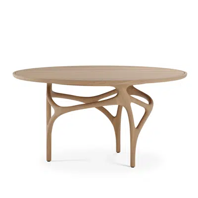 Image for Cena dining table - varnished oak - round 150x150x76 cm