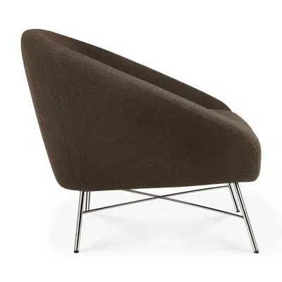 Image for Barrow lounge chair - Paon fabric - 81 x 79 x 71 cm