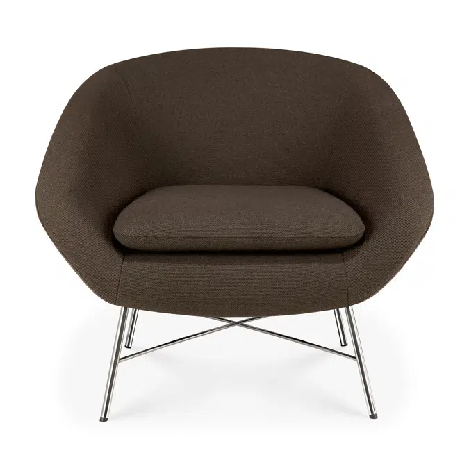 Barrow lounge chair - Paon fabric - 81 x 79 x 71 cm
