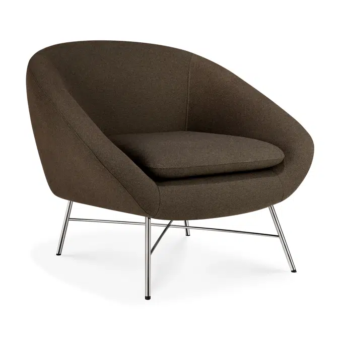 Barrow lounge chair - Paon fabric - 81 x 79 x 71 cm