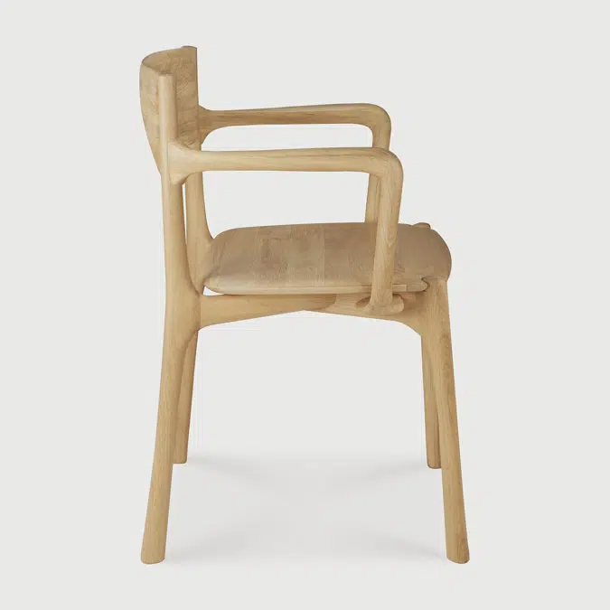PI chair - oak - with arms - 55x53x79 cm