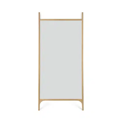 Image for PI floor mirror - oak frame - rectangular - 80x5x200 cm