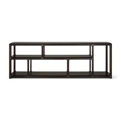 Image for Eda rack - varnished mahogany - rose brown - 210 x 40 x 72 cm