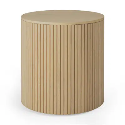 Image for Roller Max side table - oak - round - removable cover - 40x40x42 cm