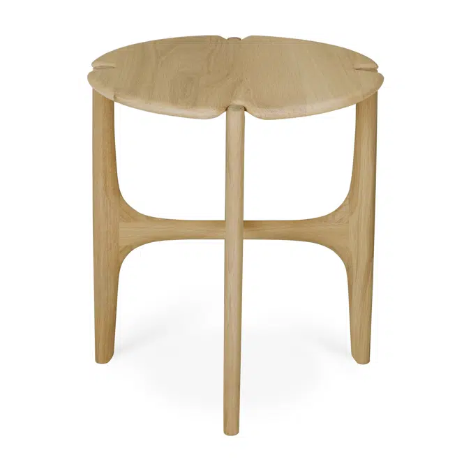 PI side table - oak - round - 47x47x50 cm