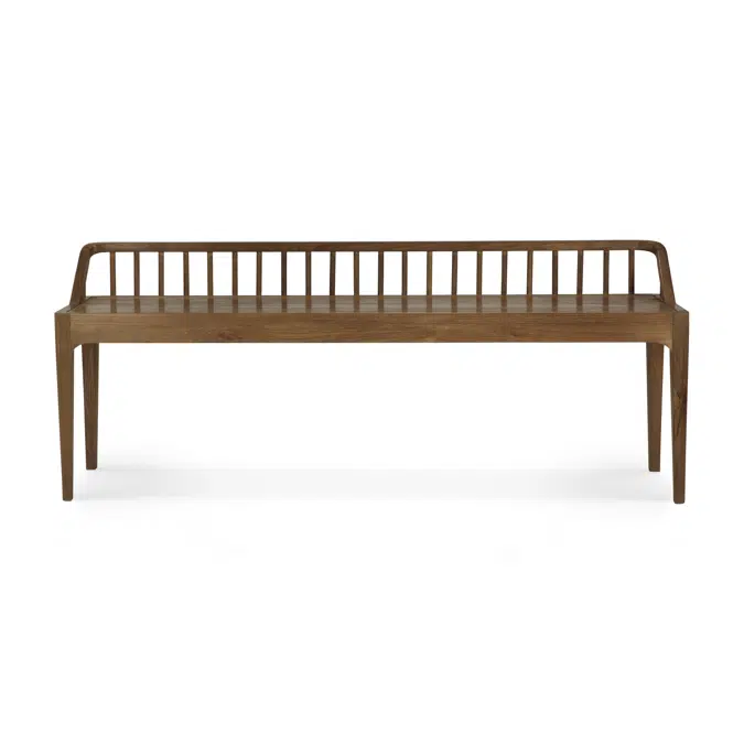 Spindle bench - reclaimed teak - 150x35x60 cm