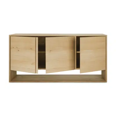 Image pour Nordic sideboard - oak - 3 doors - 158x45x78 cm