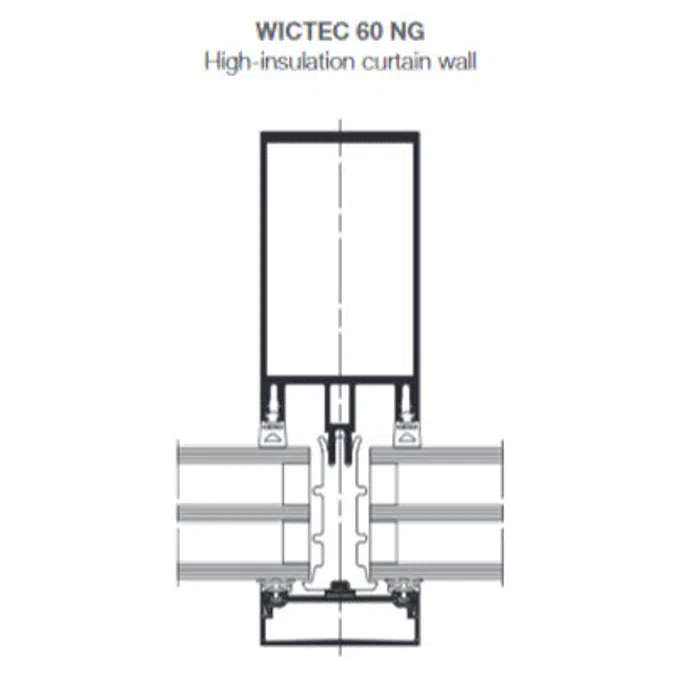 WICTEC 60 NG - Curtain wall