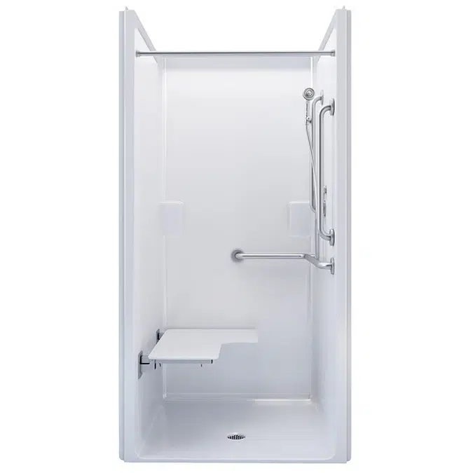 39" x 37½" Freedom ADA Transfer Shower, Right Valve Wall - APFQ3682BF75R