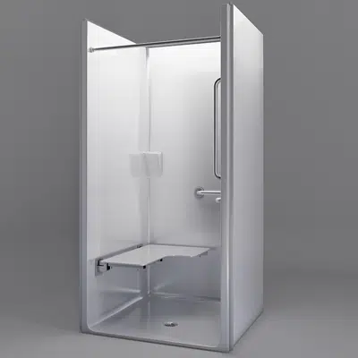 Image for 39" x 37½" Freedom ADA Transfer Shower, Right Valve Wall - APFQ3682BF75R