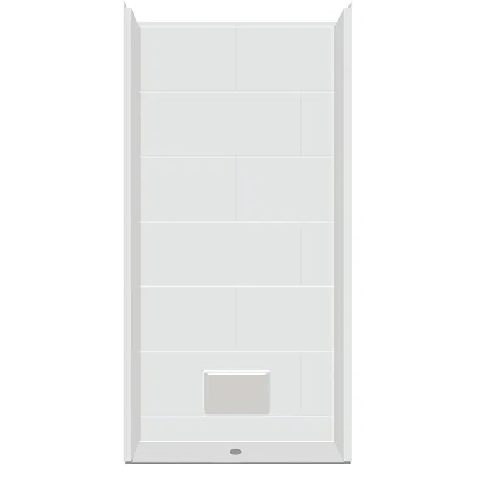 38 5/8" x 38 7/16" Freedom Accessible Transfer Shower - APF3838BF4P