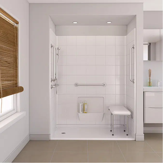 60" x 31" Freedom Accessible Showers, Left Drain - APF6030BF5PL