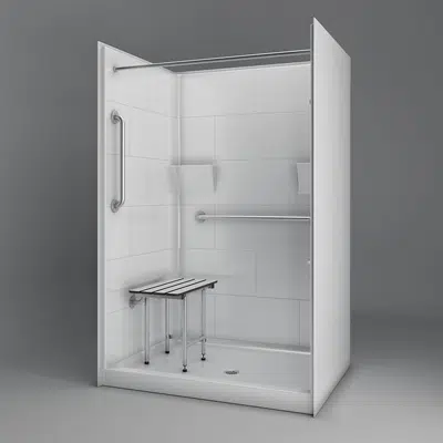 Image for 50.625" x 38.5" Freedom ANSI B Shower - APF5038SH4