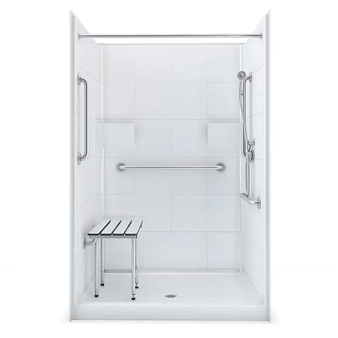 50.625" x 38.5" Freedom ANSI B Shower - APF5038SH4