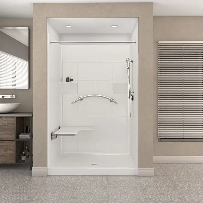 50.625" x 38.5" Freedom ANSI B Shower - APF5038SH4