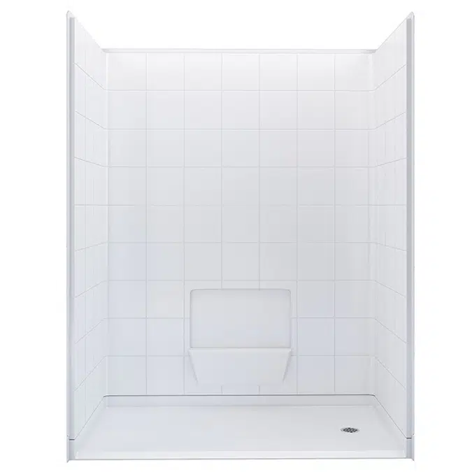 60" x 31" Freedom Accessible Showers, Right Drain - APF6030BF5PR