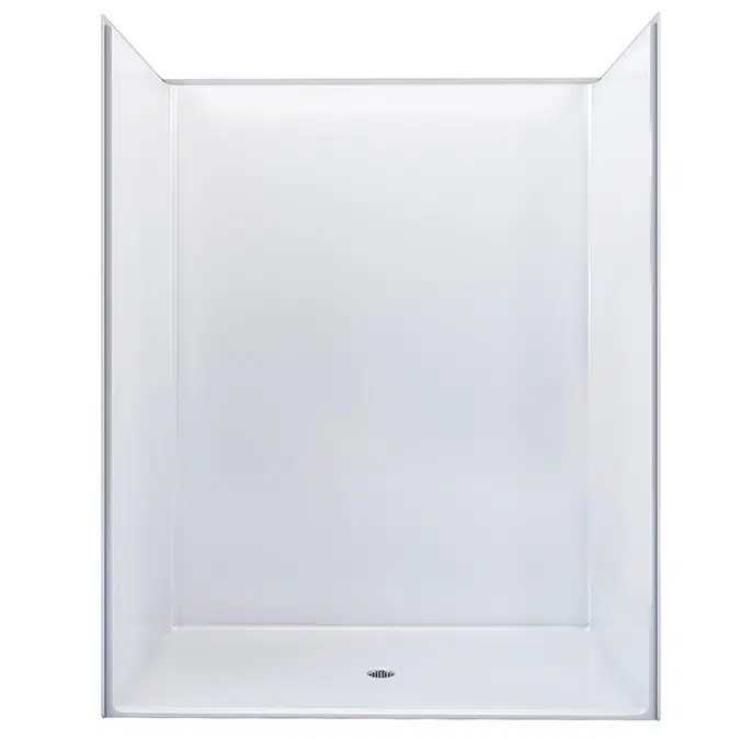 62" x 33" Freedom ADA Roll In Shower, LEFT - APFQ6233BFF875L