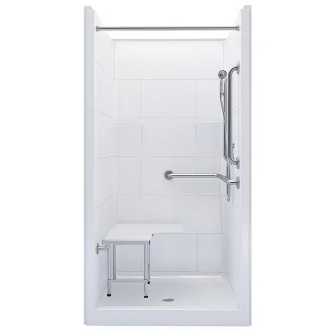 38.5" x 37.125" Freedom ANSI B Shower - APF3838SHRRF