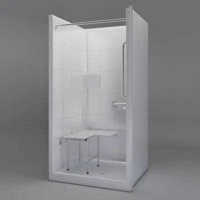 Image for 38.5" x 37.125" Freedom ANSI B Shower - APF3838SHRRF