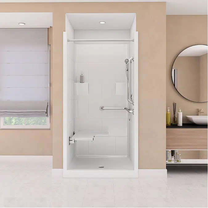 38.5" x 37.125" Freedom ANSI B Shower - APF3838SHRRF