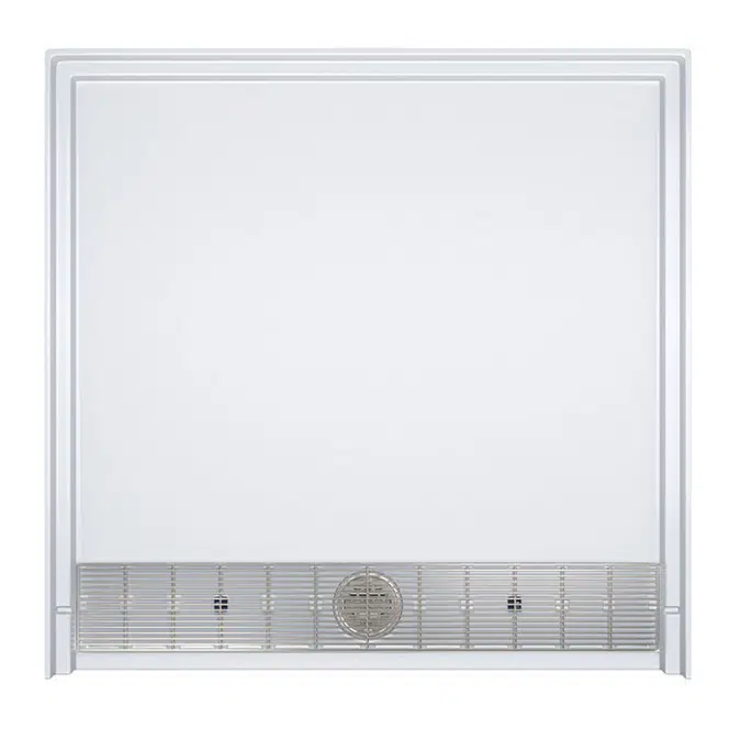 37 7/8" x 37" Linear Drain ADA Transfer Shower Pan - APF3838LDPANSS