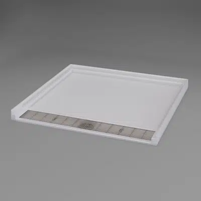 Image for 37 7/8" x 37" Linear Drain ADA Transfer Shower Pan - APF3838LDPANSS