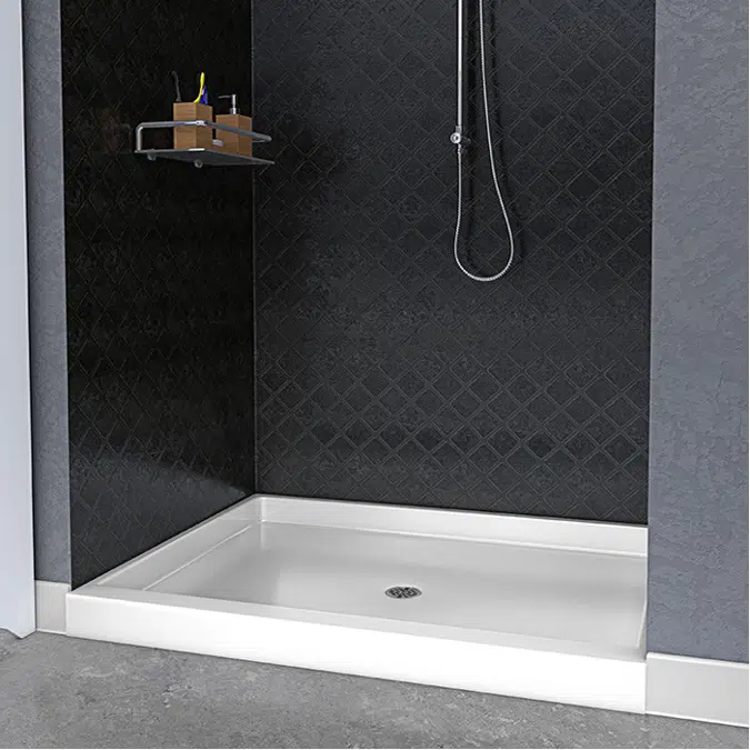 60" x 38" Freedom ANSI B Shower Pan - APF6038SHPANRRF