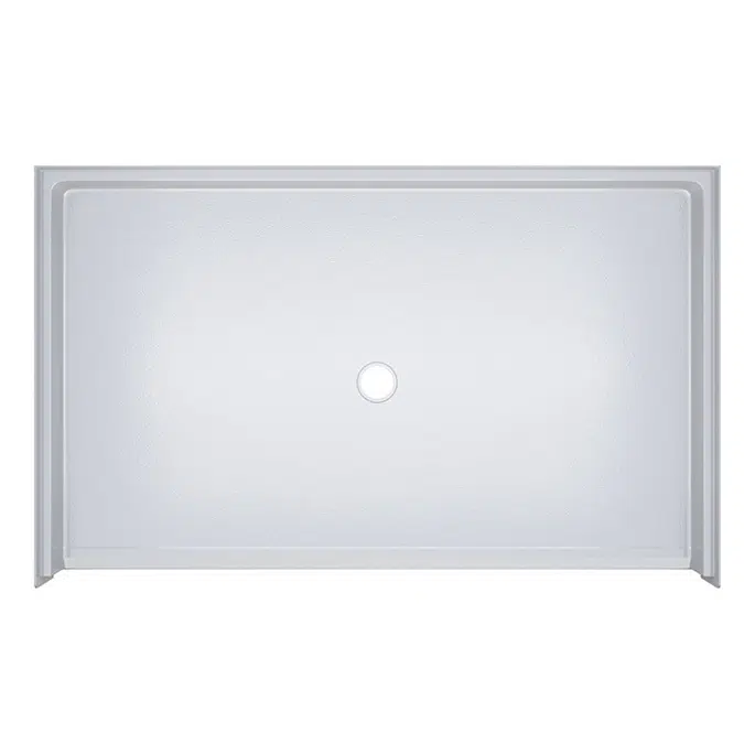 60" x 37" Freedom Accessible Shower Pan, CENTER DRAIN - APF6036BFPANC