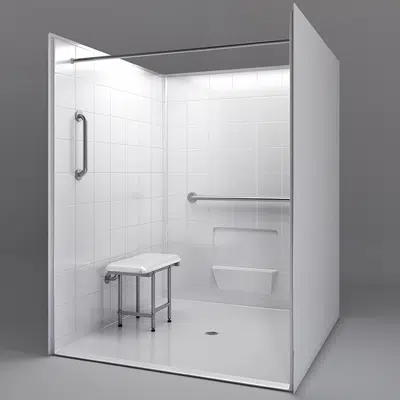 Image for 60" x 61" Freedom Accessible Shower - APF6060BF5P