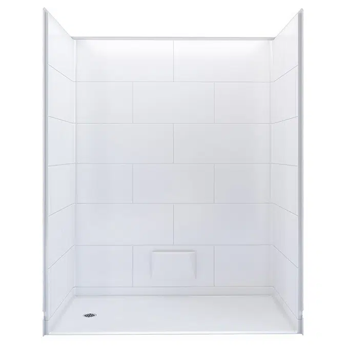 ADA Roll In Shower, 62 7/16" x 32 1/4" - Freedom Series - Left Drain - APF6232BF5PL