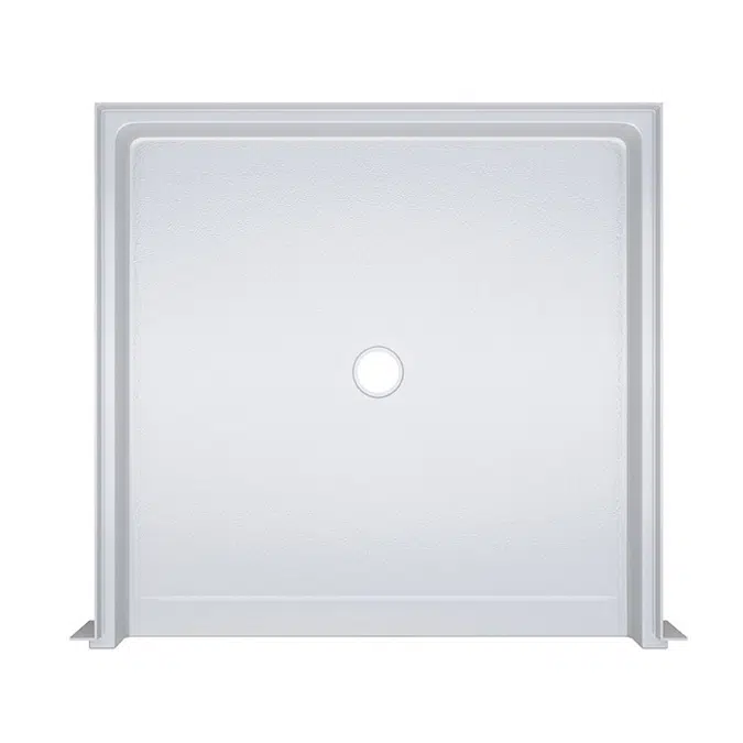 38½" x 37 ⅜" Freedom ADA Shower Pan, with Double Receiver Flange - APF3838BFPANRRF
