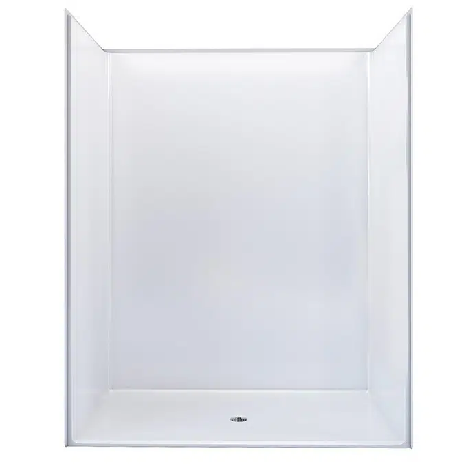 62" x 33" Freedom ADA Roll In Shower, RIGHT - APFQ6233BFF875R