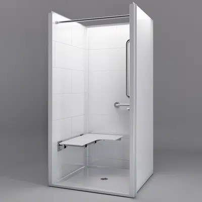 Image for 38 ½" x 37⅛" Freedom ADA Transfer Shower, Right Valve wall - APFQ3838BF1PRRFR