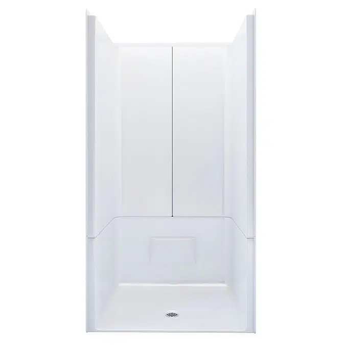 40 1/4" x 38 1/2" Freedom ADA Transfer Shower, Left Valve Wall - APFQ3637BF3PL