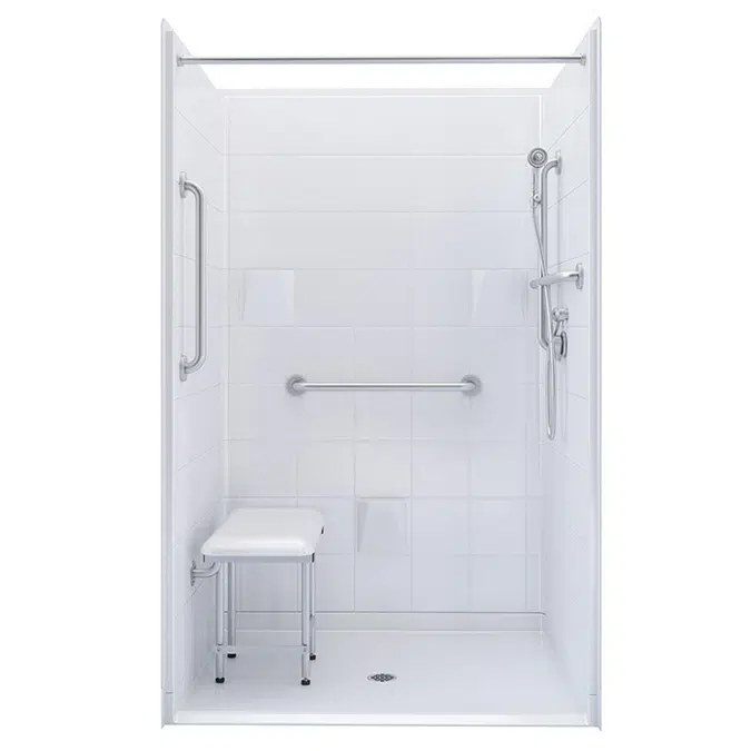 48" x 37" Freedom Accessible Shower - APF4836BF4P