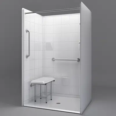 Image for 48" x 37" Freedom Accessible Shower - APF4836BF4P