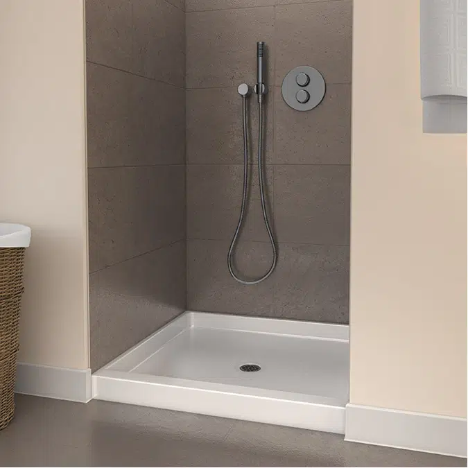 38" x 38" Freedom ANSI B Shower Pan - APF3838SHPANRRF