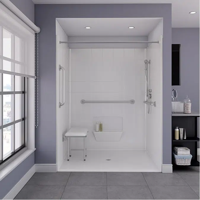 60" x 49" Freedom Accessible Shower - APF6048BF5P