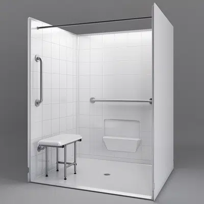 Image for 60" x 49" Freedom Accessible Shower - APF6048BF5P