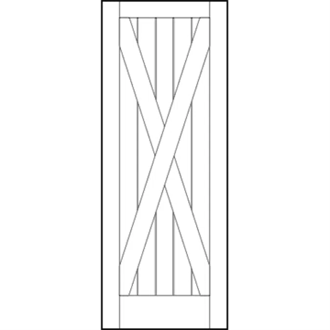 V-Groove (VG Series) Door - VG4010