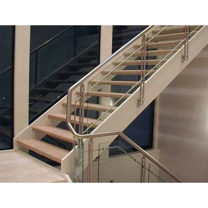 BIM objects - Free download! Double-Baluster Railing | BIMobject